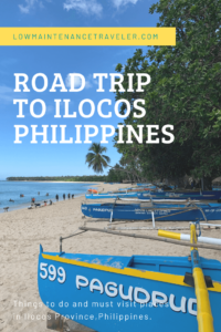 Ilocos road trip pin